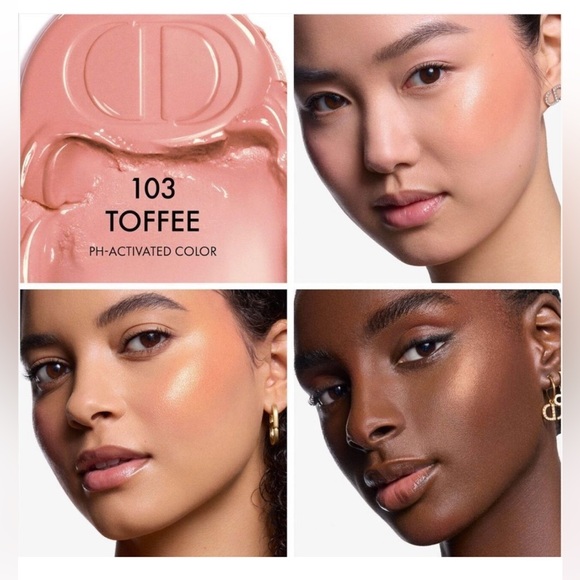 Dior Star Pouch Miss Dior Essence, Jadore, Rouge Dior Lipstick,Cotton pads,blush - Picture 5 of 7